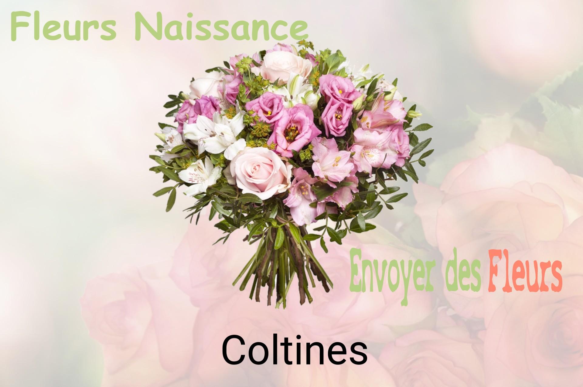 Bouquet de fleurs de naissance livré à Coltines